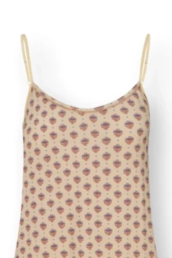 Diezel Ärmellos Nachthemd Jaipur Flower Khaki/Blau