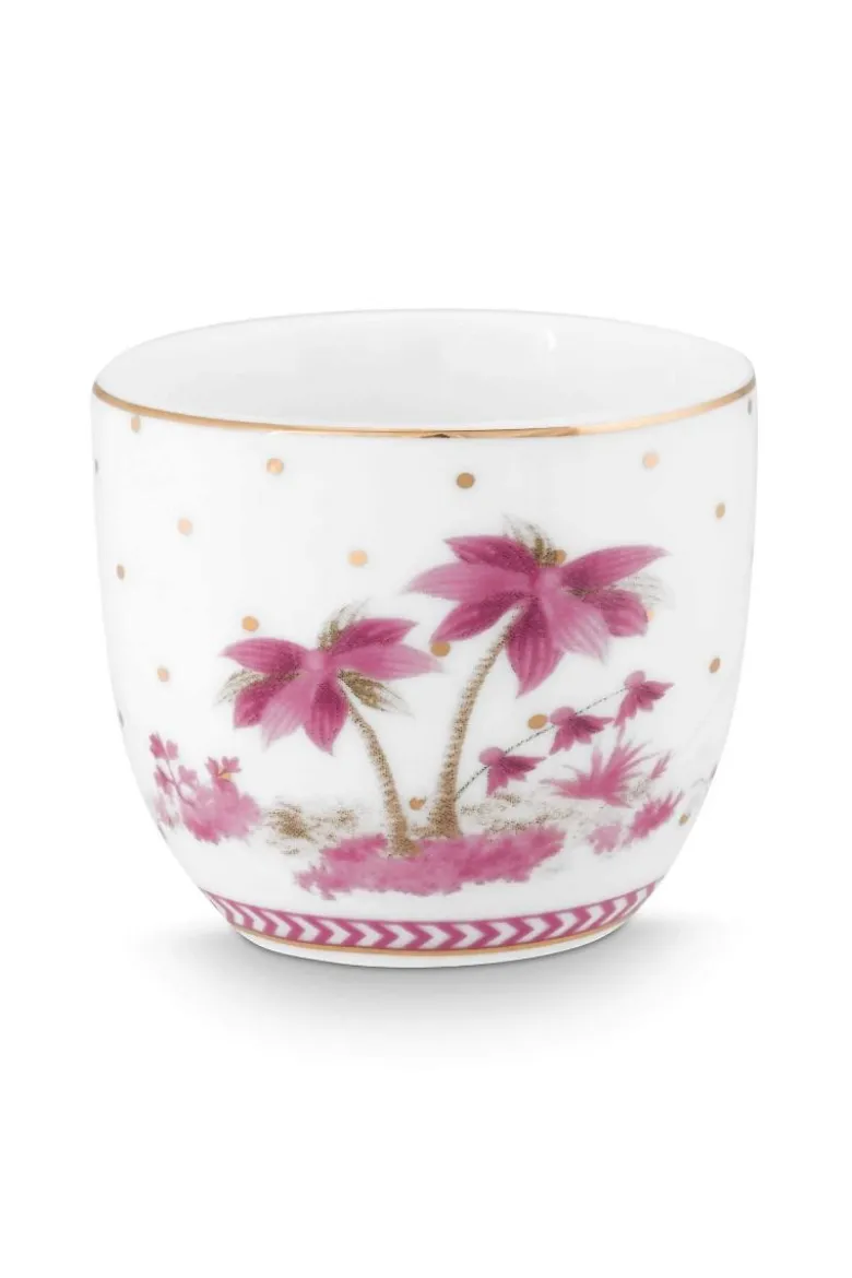Eierbecher Jolie Punkte Gold Rosa