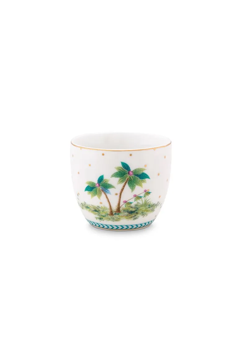 Eierbecher Jolie Punkte Gold Blau