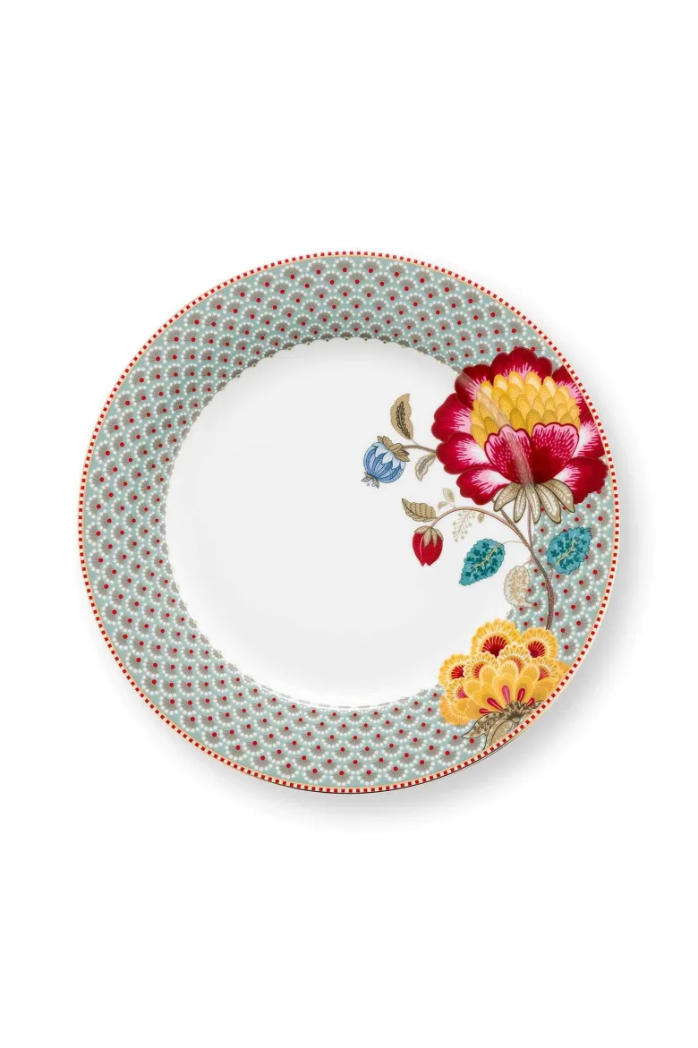 Essteller Blooming Tales Blau 26.5cm