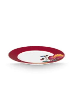 Essteller Blooming Tales Dunkelrot 26.5cm