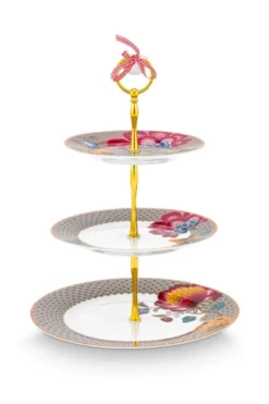 Etagere 3 Ebenen Blooming Tales Fantasy Khaki
