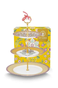 Etagere 3 Ebenen Lily&Lotus Gelb