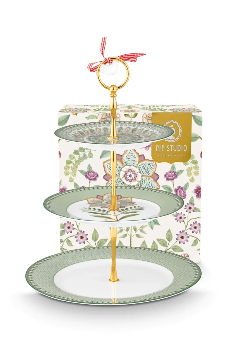 Etagere 3 Ebenen Lily&Lotus Hell Grün