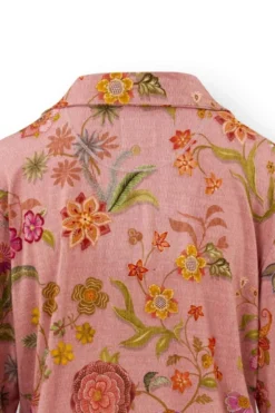 Faye Top Langen Ärmeln Coco Flower Koralle