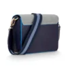 Fenna Schultertasche Klein Uni Blau