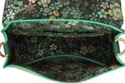 Fenna Schultertasche Klein Uni Grün