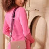 Fenna Schultertasche Klein Uni Rot
