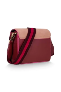 Fenna Schultertasche Klein Uni Rot