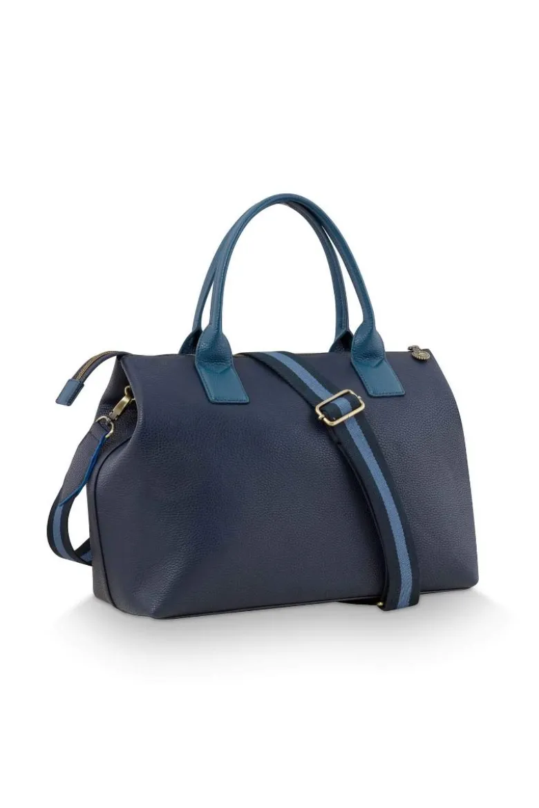 Fia Handtasche Gross Blau