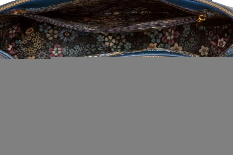 Fia Handtasche Gross Blau