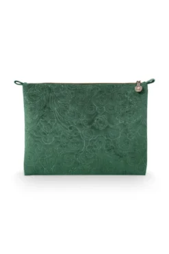 Flaches Necessaire Gross Quiltey Days Grün