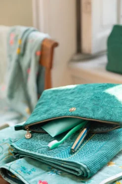 Flaches Necessaire Gross Quiltey Days Grün
