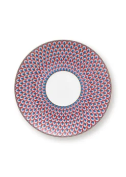 Flower Festival Cappuccino Tasse & Undertasse Hellblau