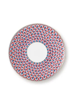 Flower Festival Espresso Tasse & Undertasse Hellblau