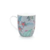 Flower Festival Tasse Klein Hellblau