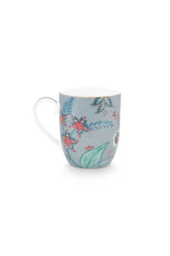 Flower Festival Tasse Klein Hellblau