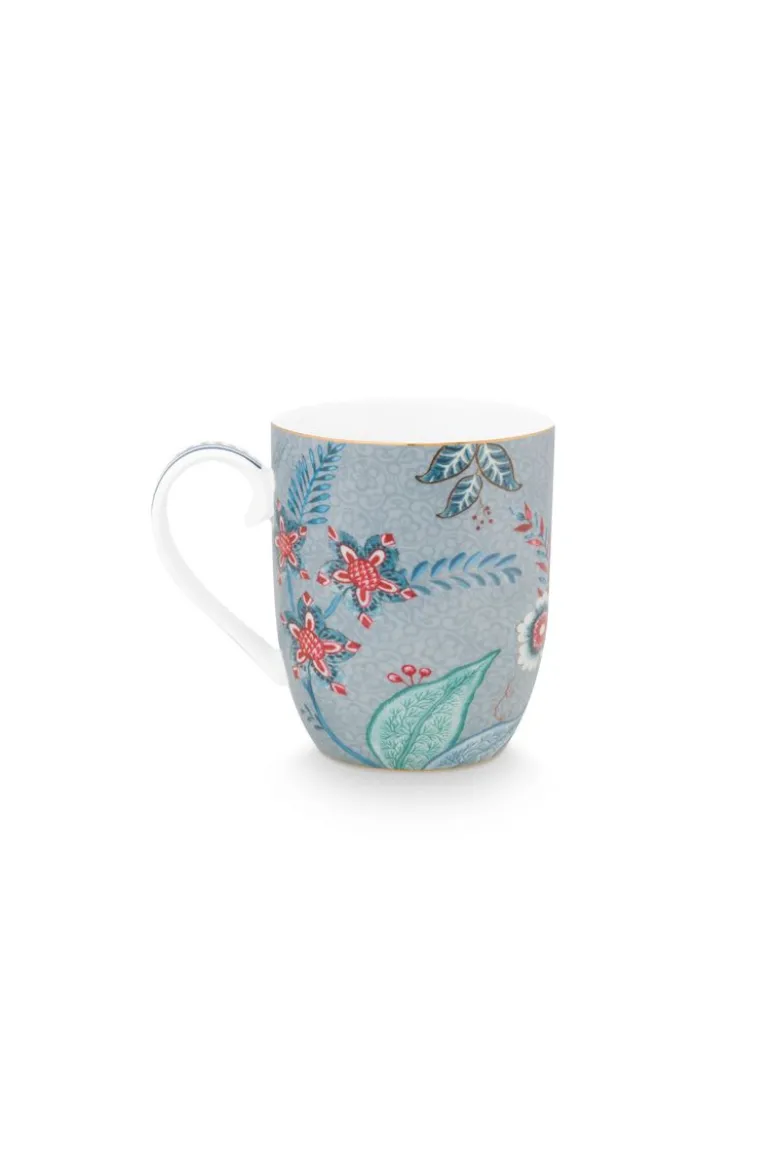 Flower Festival Tasse Klein Hellblau