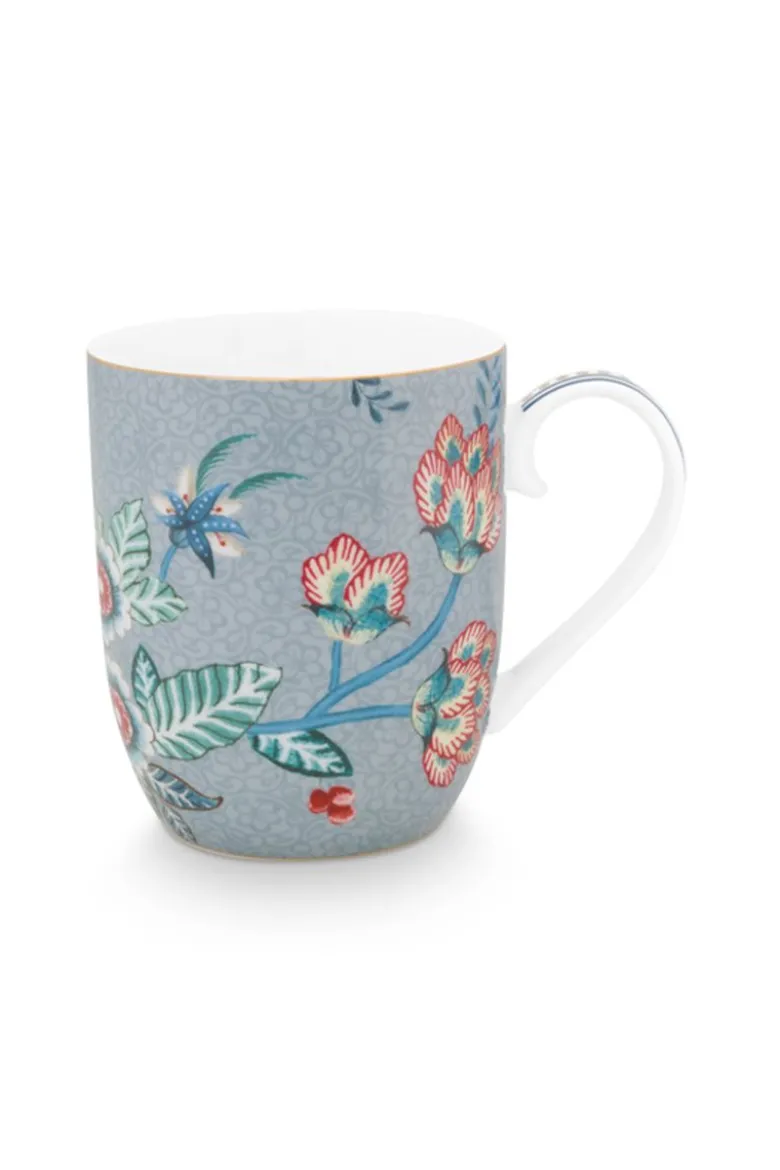 Flower Festival Tasse Klein Hellblau