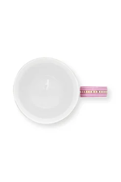 Flower Festival Tasse XL Deco Dunkelrosa