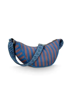 Freya Schultertasche Streifen Blau