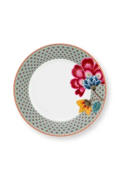 Frühstücksteller Blooming Tales Blau 21cm