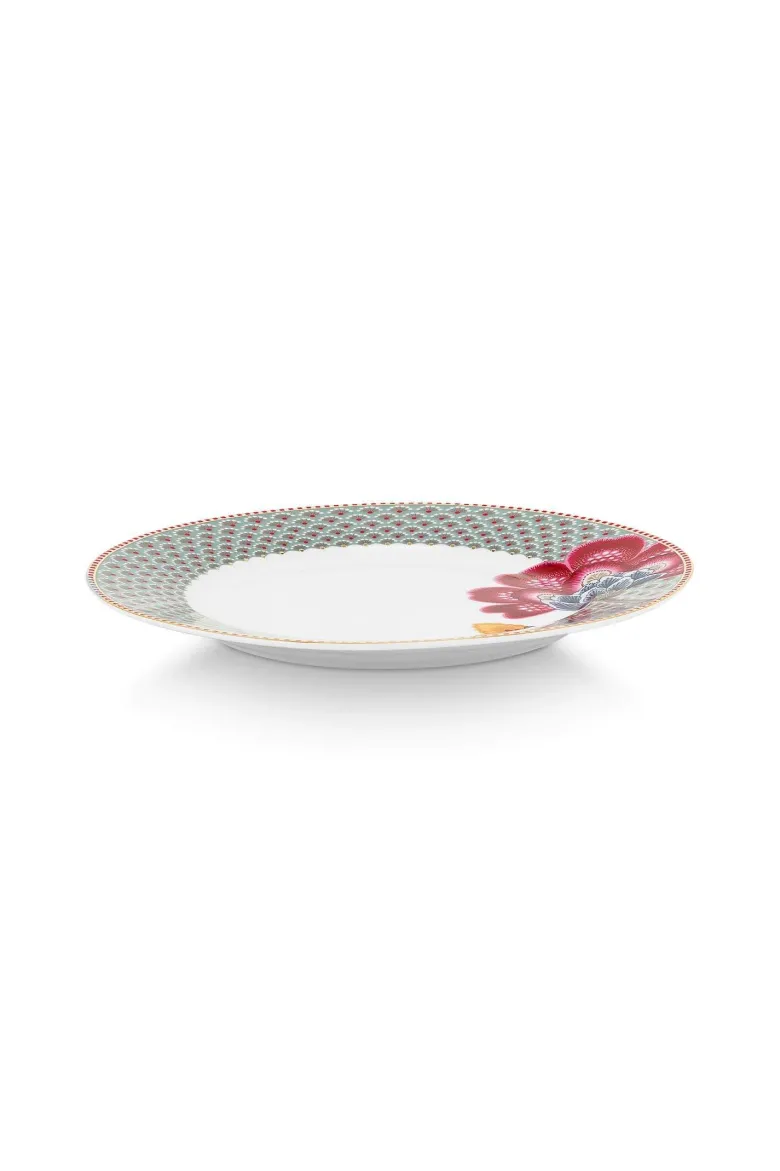 Frühstücksteller Blooming Tales Blau 21cm