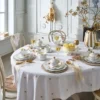 Frühstücksteller Dot Delight Weiss-Gold 23cm