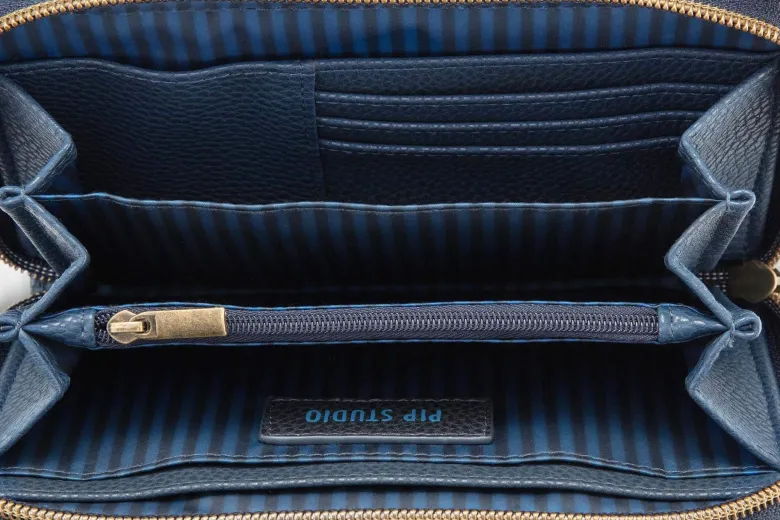 Geldbörse Willow Il Ricamo Blau