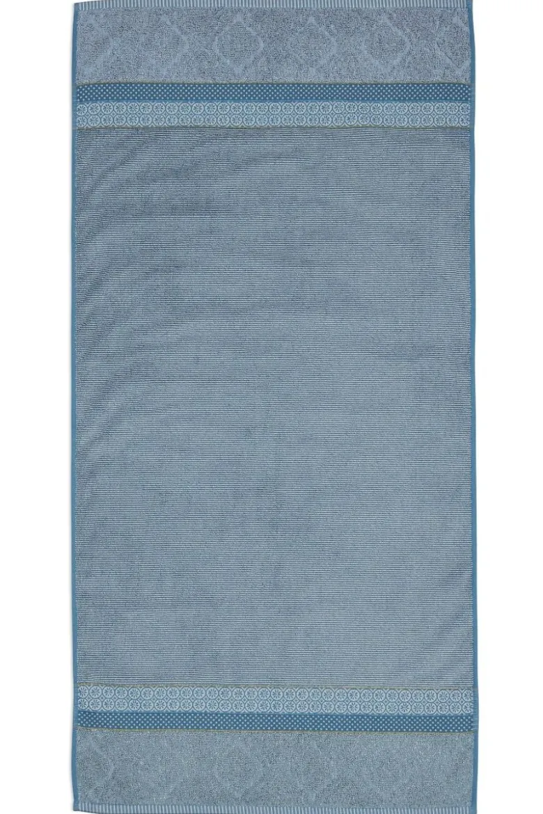 Große Handtuch Soft Zellige Blau/Grau 70x140cm