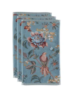 Gästehandtuch Set/3 Secret Garden Blau 30x50cm
