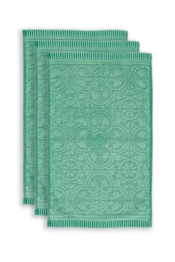 Gästehandtuch Set/3 Tile de Pip Grün 30x50 cm
