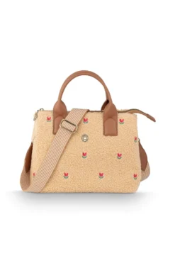 Handtasche Fia Mittelgroß Teddy Sand