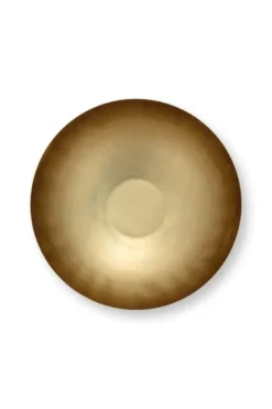 Hohe Schale Metall Grün 23cm