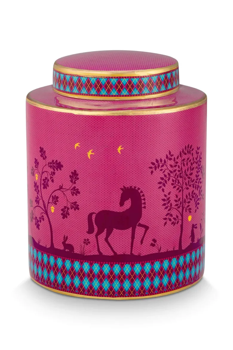 Ingwertopf Pip's Deerest Darling Metall Rosa 20cm
