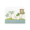 Jolie Set/2 Tasse Gross Flowers blau