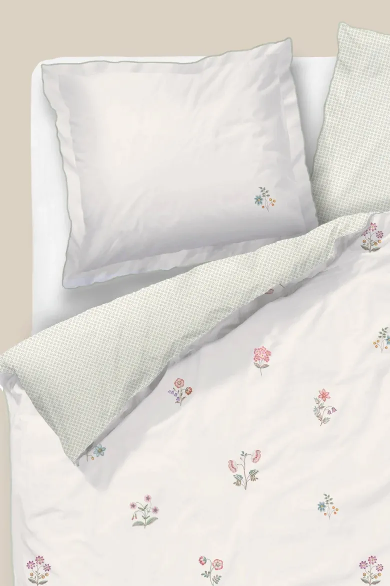 Kissenbezug Mughal Flower Gebrochen Weiß