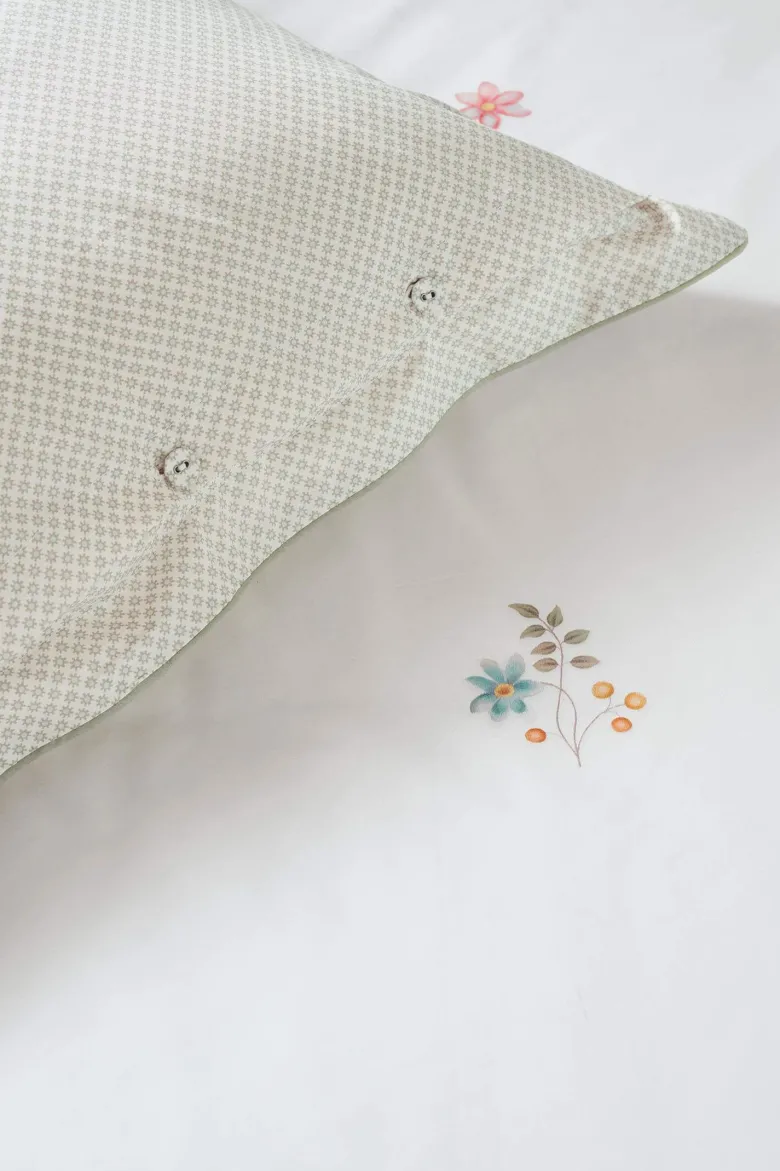 Kissenbezug Mughal Flower Gebrochen Weiß