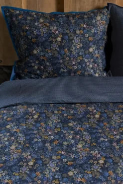 Kissenbezug Tutti i Fiori Dunkelblau