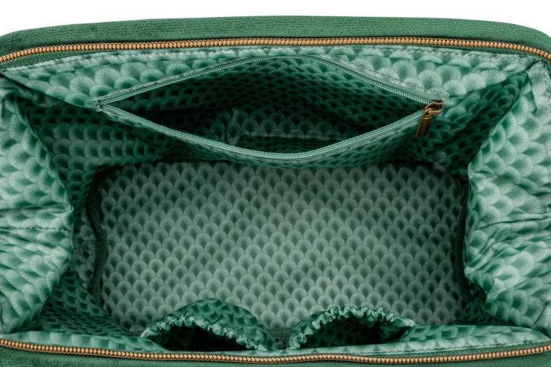 Kosmetiktasche Extra Gross Quiltey Days Grün
