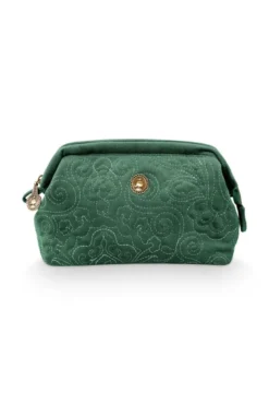 Kosmetiktasche Klein Quiltey Days Grün