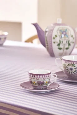 Lily & Lotus Espresso Tasse & Untertasse Lila