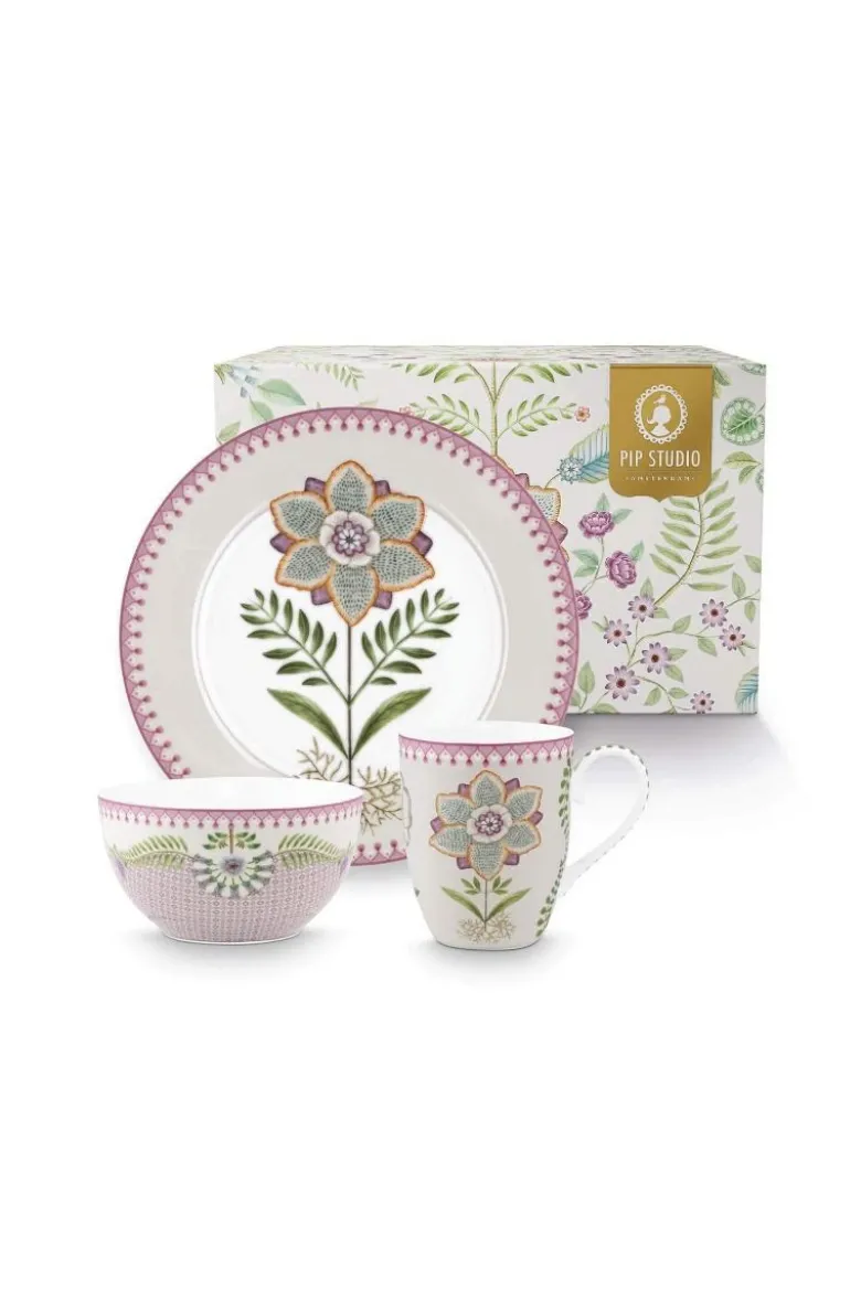 Lily & Lotus Frühstück Set/3 Lila