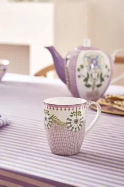 Lily & Lotus Set/2 Tassen Gross Lila 350ml