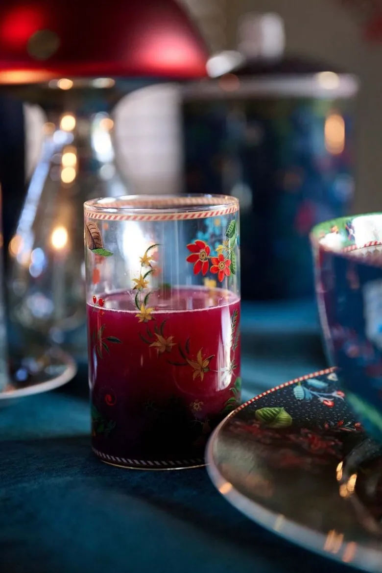 Longdrinkglas Berry Blues Mehrfarbig