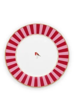 Love Birds Frühstücksteller Rot/Rosa 21 cm