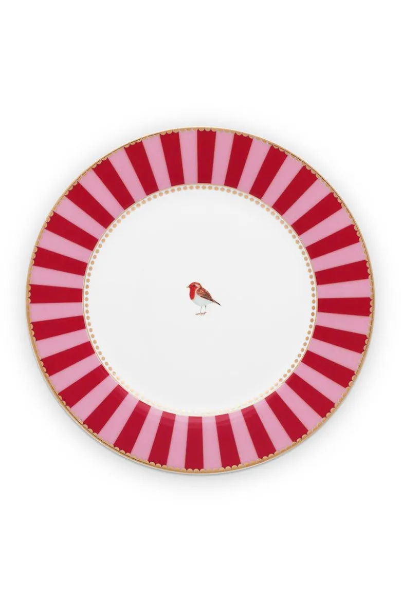 Love Birds Frühstücksteller Rot/Rosa 21 cm