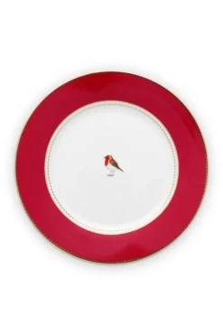 Love Birds Frühstücksteller Rot 21 cm