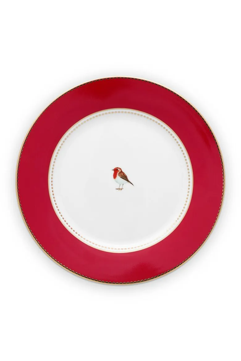Love Birds Frühstücksteller Rot 21 cm