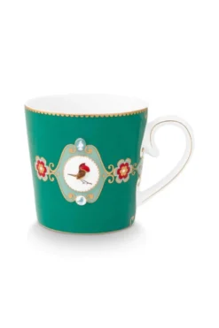 Love Birds Tasse Gross Grün
